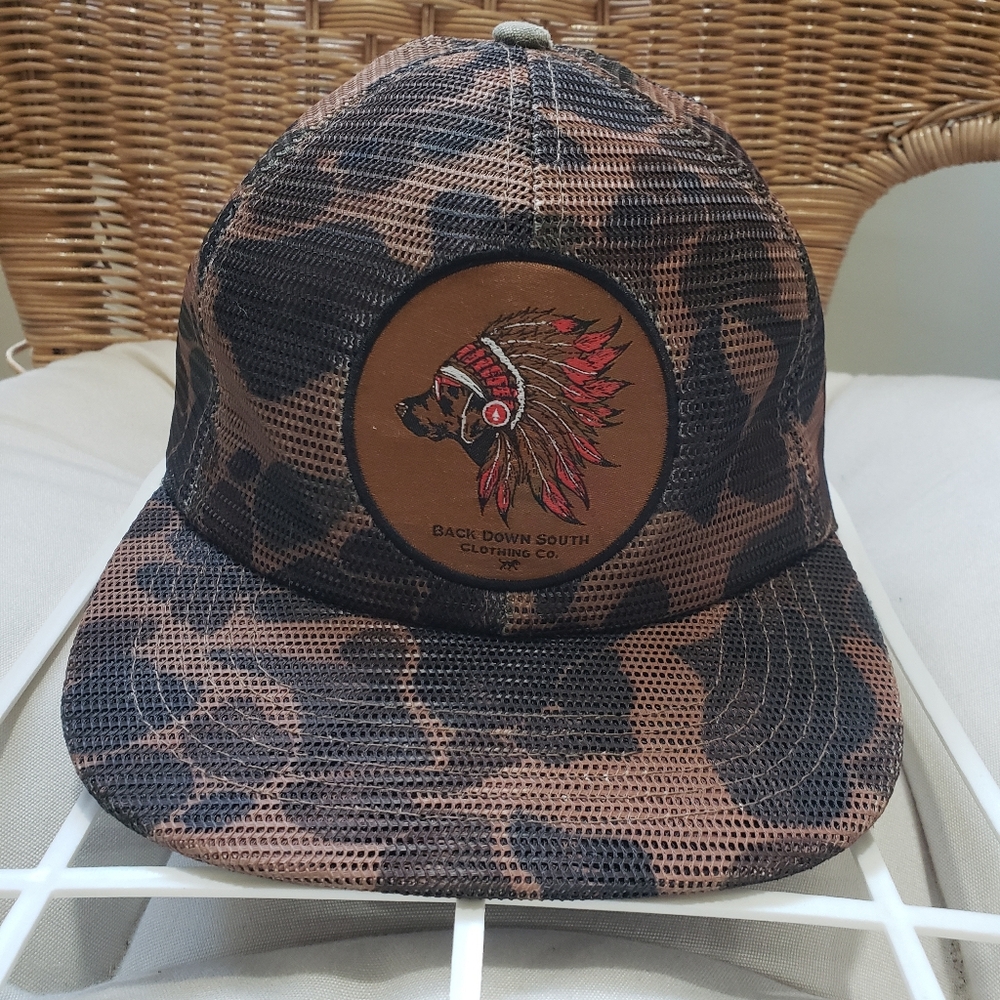 GUC Back Down South Clothing Camo Snapback Hat